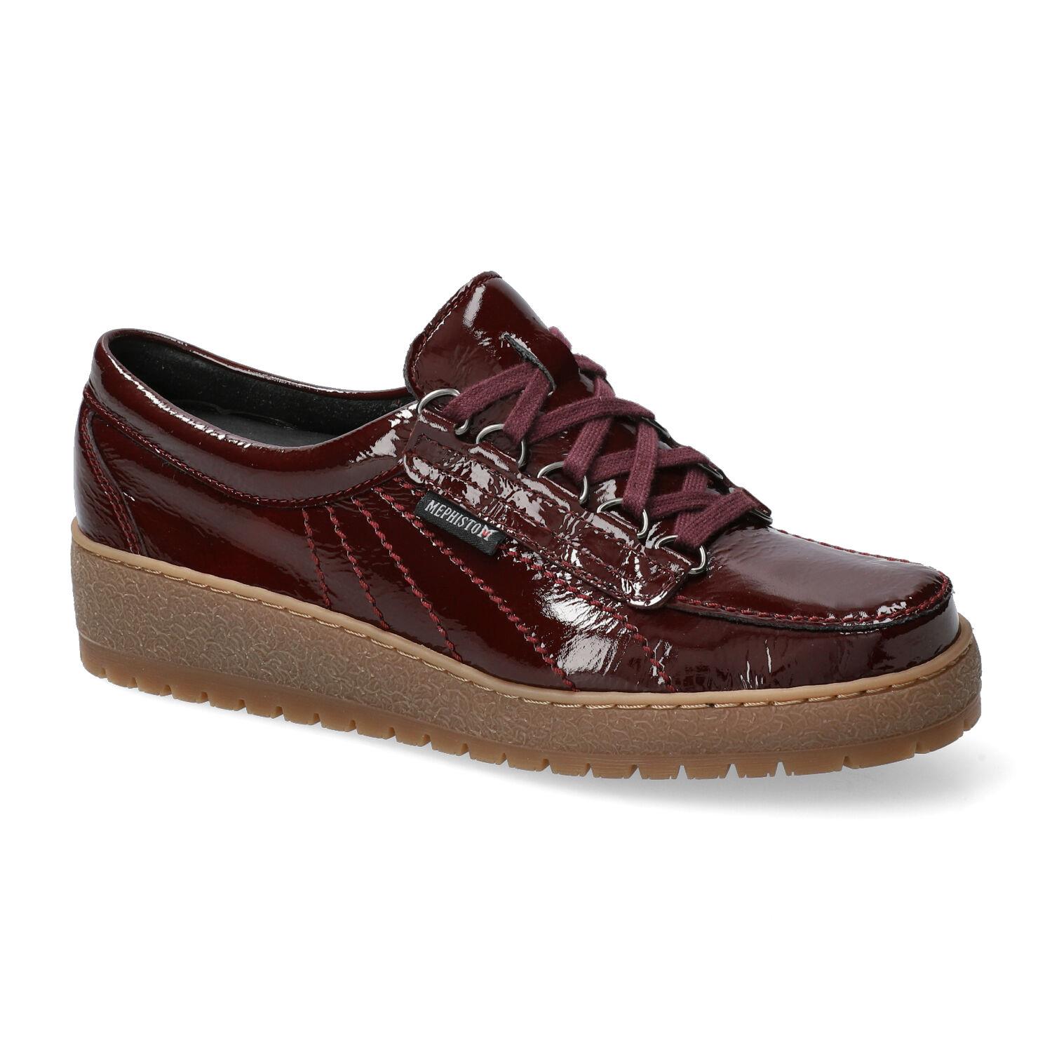 lacets femme modèle Lady bordeaux - Mephisto
